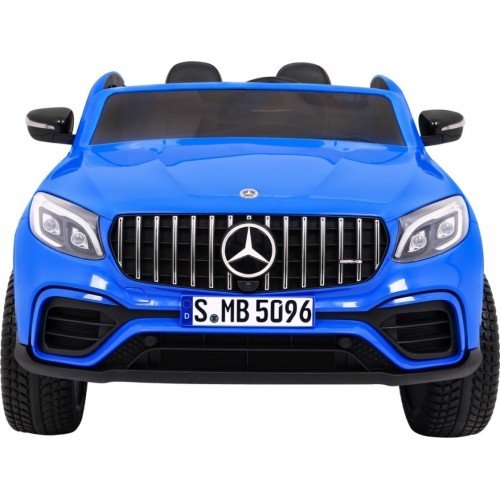 Samochód elektryczny Mercedes GLC 63S, niebieski