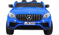 Samochód elektryczny Mercedes GLC 63S, niebieski