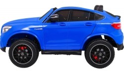 Samochód elektryczny Mercedes GLC 63S, niebieski