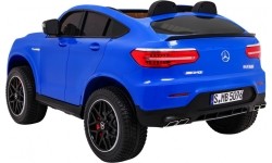 Samochód elektryczny Mercedes GLC 63S, niebieski
