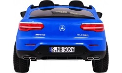 Samochód elektryczny Mercedes GLC 63S, niebieski