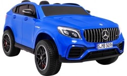 Samochód elektryczny Mercedes GLC 63S, niebieski