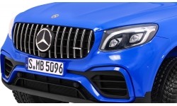 Samochód elektryczny Mercedes GLC 63S, niebieski