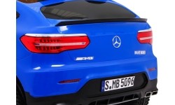 Samochód elektryczny Mercedes GLC 63S, niebieski