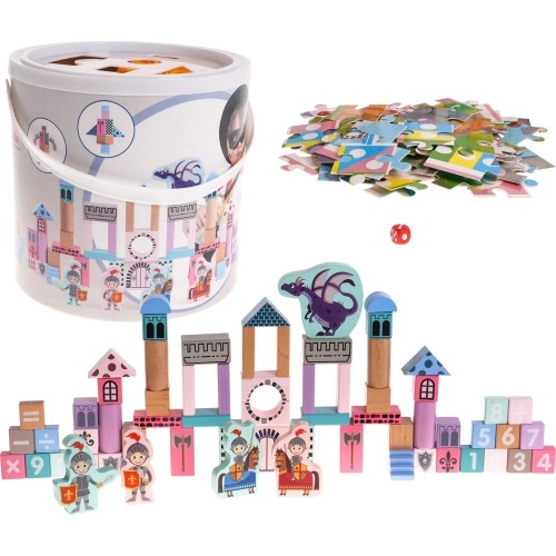 Wooden Castle With Knights