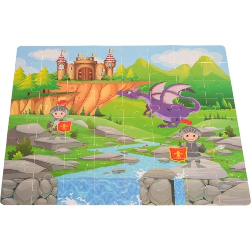 Wooden Castle With Knights