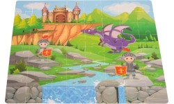 Wooden Castle With Knights