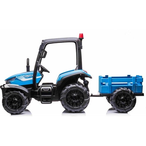 Traktor BLAST z przyczepą, niebieski