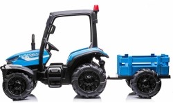 Traktor BLAST z przyczepą, niebieski