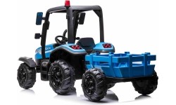 Traktor BLAST z przyczepą, niebieski