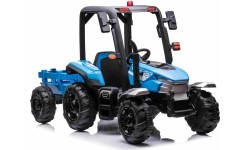 Traktor BLAST z przyczepą, niebieski