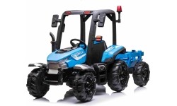 Traktor BLAST z przyczepą, niebieski