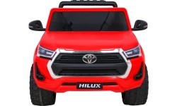 Samochód elektryczny dla dzieci Toyota Hilux czerwony