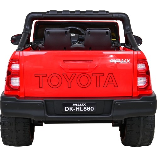 Samochód elektryczny dla dzieci Toyota Hilux czerwony