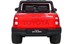 Samochód elektryczny dla dzieci Toyota Hilux czerwony