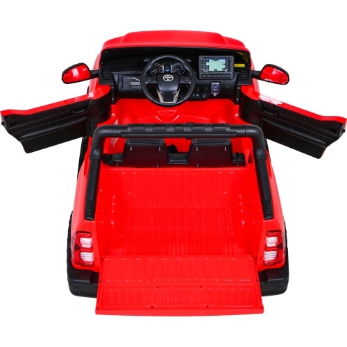 Samochód elektryczny dla dzieci Toyota Hilux czerwony