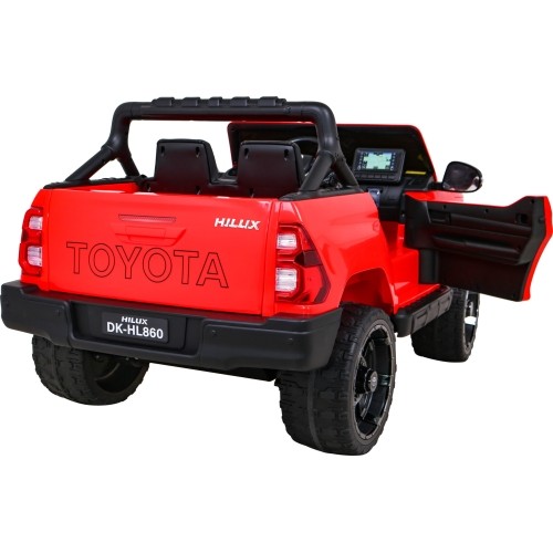 Samochód elektryczny dla dzieci Toyota Hilux czerwony