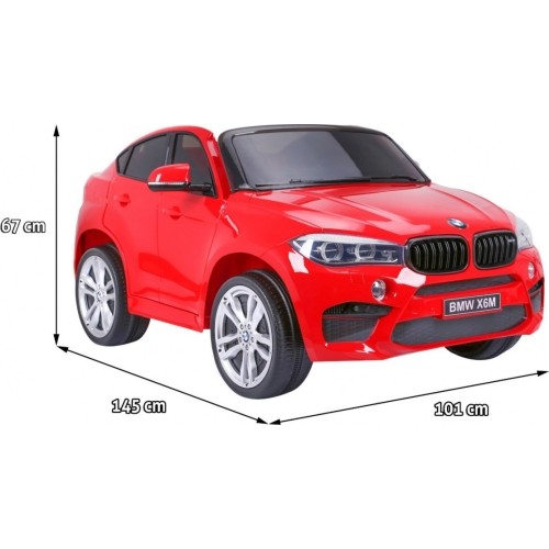 BMW X6M XXL samochód elektryczny dla dzieci, czerwony