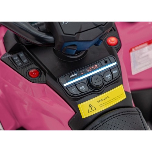 Quad Can Am Outlander ATV, różowy