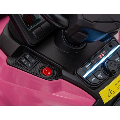 Quad Can Am Outlander ATV, różowy