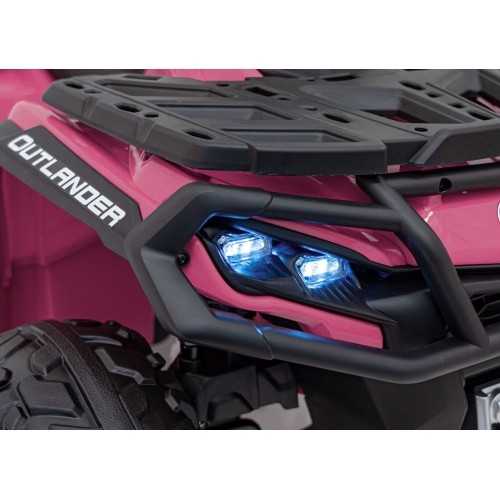 Quad Can Am Outlander ATV, różowy