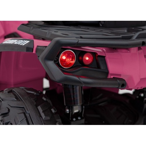 Quad Can Am Outlander ATV, różowy