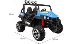 Pojazd elektryczny Grand Buggy 4x4 LIFT, niebieski
