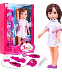 A Set Of Fashion Doll Nurse Blonde