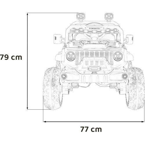 OFF ROAD Pojazd prędkości Zielony