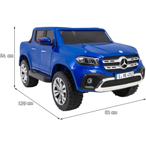 Pojazd elektryczny Mercedes Benz X-Class MP4 niebieski