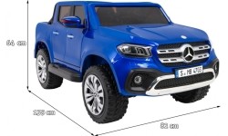 Pojazd elektryczny Mercedes Benz X-Class MP4 niebieski