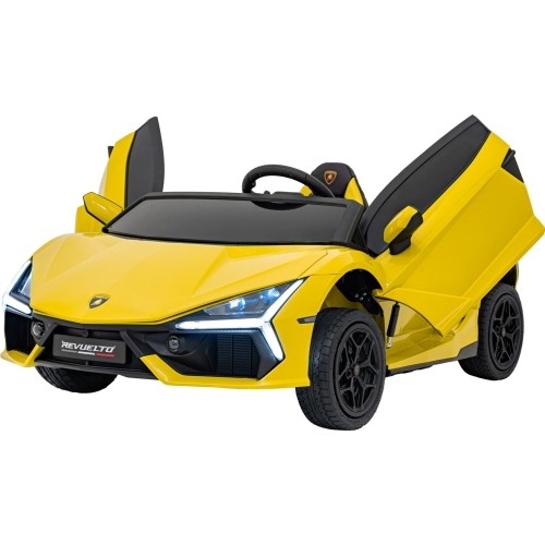 Pojazd elektryczny Lamborghini Revuelto XL STRONG, żółty