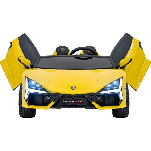 Pojazd elektryczny Lamborghini Revuelto XL STRONG, żółty