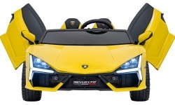 Pojazd elektryczny Lamborghini Revuelto XL STRONG, żółty
