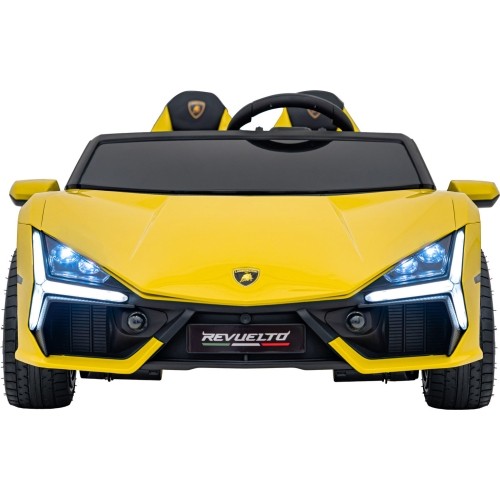 Pojazd elektryczny Lamborghini Revuelto XL STRONG, żółty