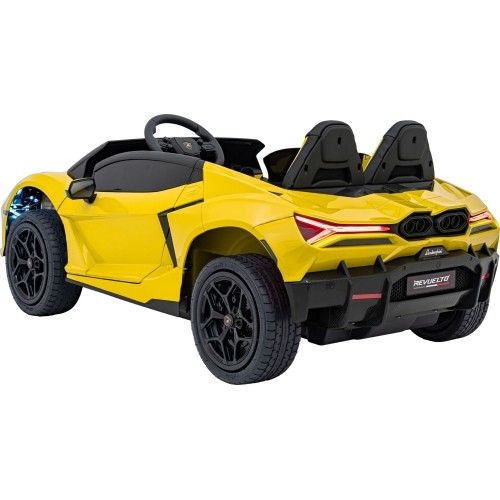 Pojazd elektryczny Lamborghini Revuelto XL STRONG, żółty