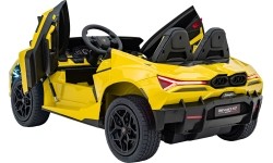 Pojazd elektryczny Lamborghini Revuelto XL STRONG, żółty