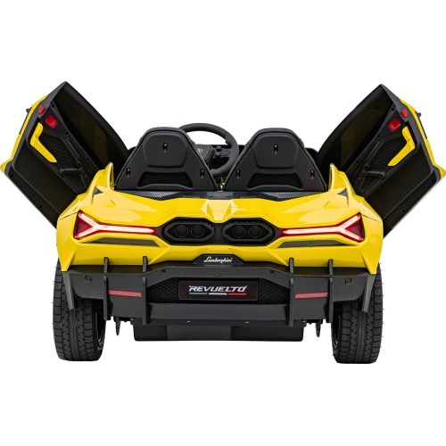 Pojazd elektryczny Lamborghini Revuelto XL STRONG, żółty
