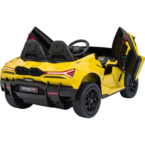 Pojazd elektryczny Lamborghini Revuelto XL STRONG, żółty