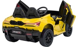 Pojazd elektryczny Lamborghini Revuelto XL STRONG, żółty