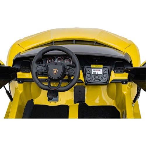 Pojazd elektryczny Lamborghini Revuelto XL STRONG, żółty