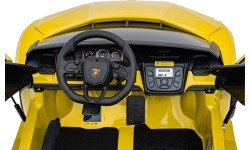 Pojazd elektryczny Lamborghini Revuelto XL STRONG, żółty