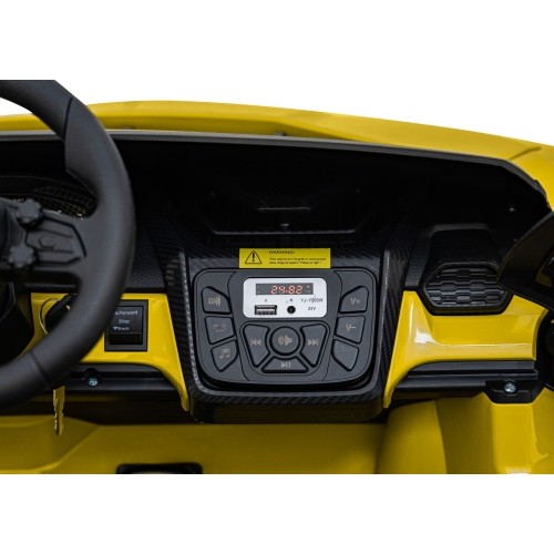 Pojazd elektryczny Lamborghini Revuelto XL STRONG, żółty