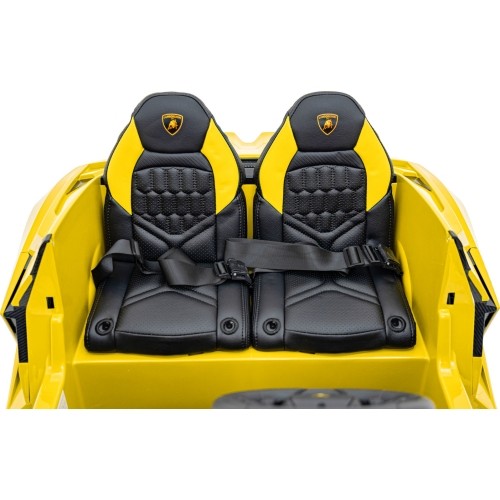Pojazd elektryczny Lamborghini Revuelto XL STRONG, żółty