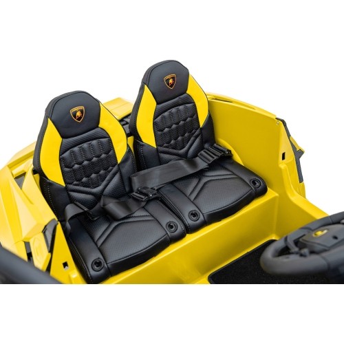 Pojazd elektryczny Lamborghini Revuelto XL STRONG, żółty