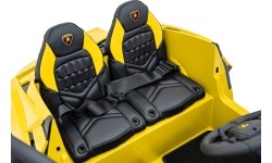 Pojazd elektryczny Lamborghini Revuelto XL STRONG, żółty