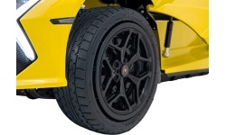 Pojazd elektryczny Lamborghini Revuelto XL STRONG, żółty