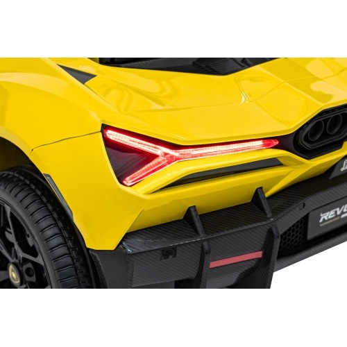 Pojazd elektryczny Lamborghini Revuelto XL STRONG, żółty