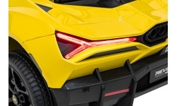 Pojazd elektryczny Lamborghini Revuelto XL STRONG, żółty