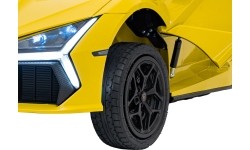 Pojazd elektryczny Lamborghini Revuelto XL STRONG, żółty